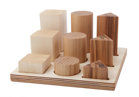 Natural Shape Sorter Board