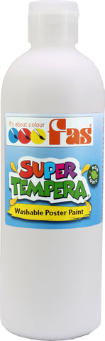 Super Tempera White Paint 500ml