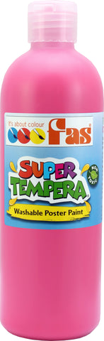 Super Tempera Pink Paint 500ml