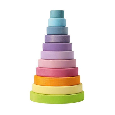 Large Pastel Conical Tower