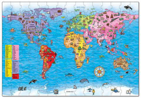 World Map Puzzle